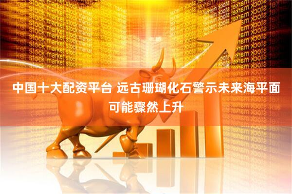 中国十大配资平台 远古珊瑚化石警示未来海平面可能骤然上升